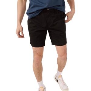 chubbies Black Men’s Flat Front Shorts